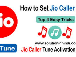 how to set jio caller tune free