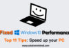 Windows 10 ko fast kaise kare