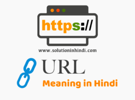 URL Meaning in Hindi (यूआरएल क्या है)