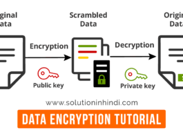 Data Encryption Meaning in Hindi