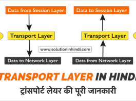Transport Layer in Hindi - ट्रांसपोर्ट लेयर का परिचय
